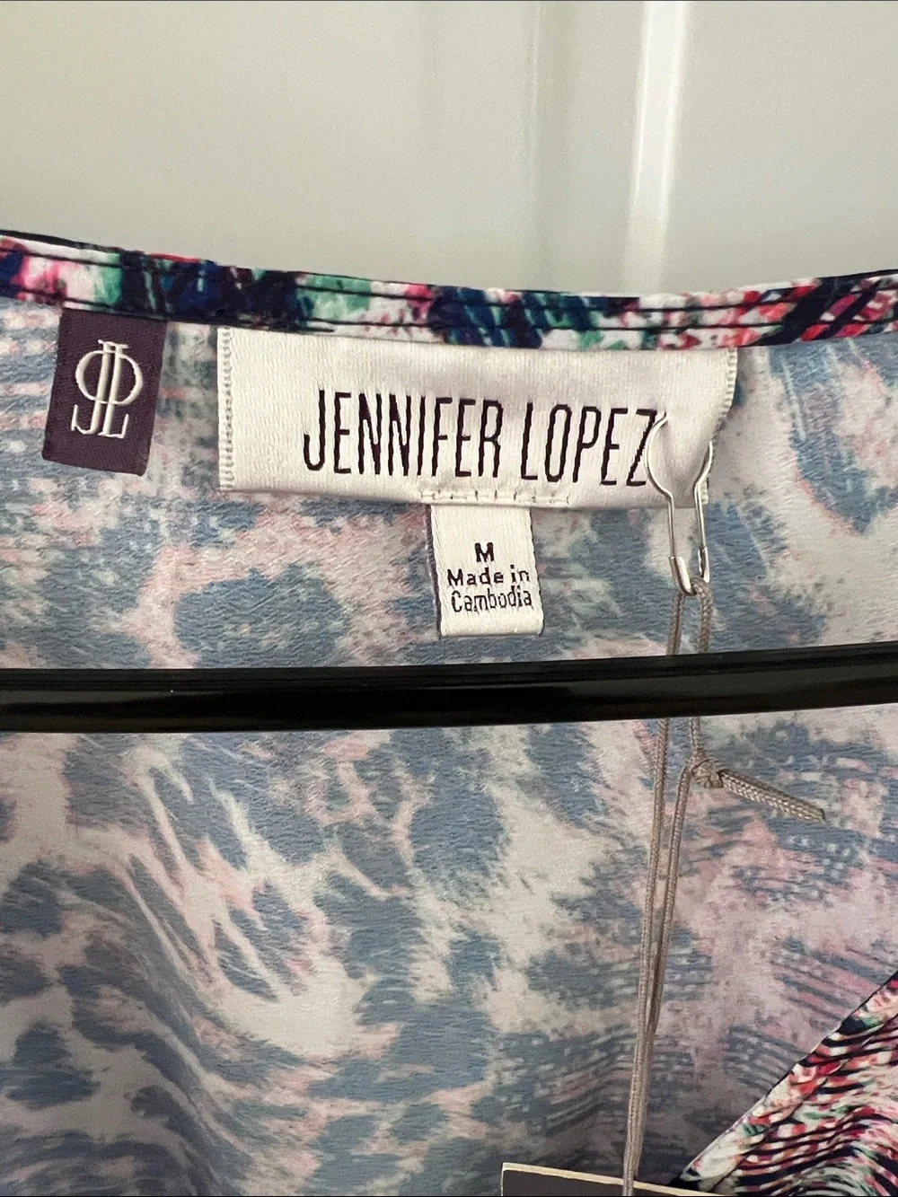 JLo Jennifer Lopez Leopard Print Romper Bell Sleeve NWT Medium